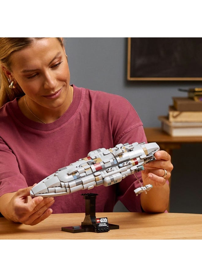 LEGO Star Wars 75405 Home One Starcruiser Building Set for Adults, Collectible Build-and-Display Starship Model with a Stand, Birthday Gift Idea for Men, Women and Teenage Fans of Return of The Jedi (559 pieces)  - Image 3