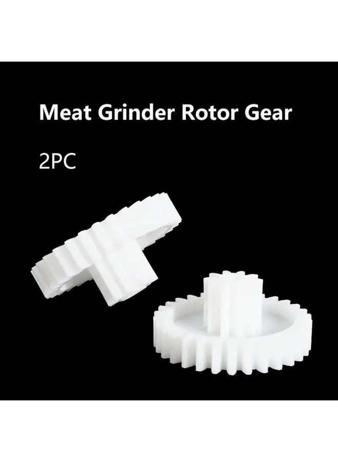 2pcs Plastic Pinion Gears Meat Grinder Replacement Parts Compatible With Multiple Models - Image 1
