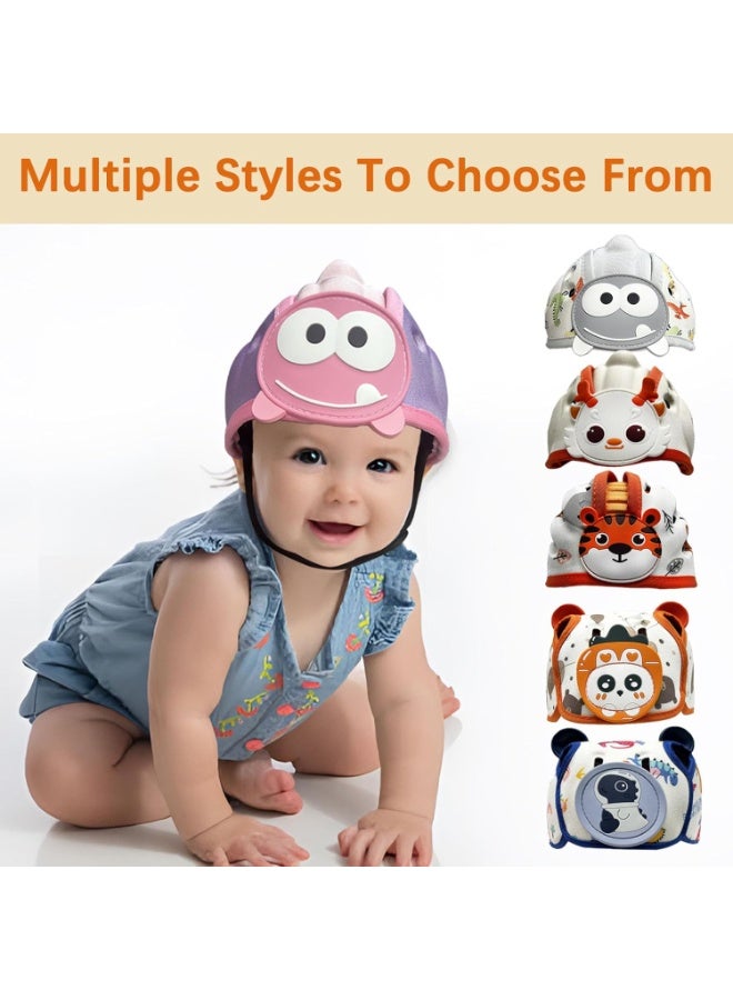Bukela Baby Helmet for Crawing Walking,Soft Infant Safety Helmet,Baby Helmet 1-2 Years for Anti-Fall Head Protector,Adjustable, Breathable - Image 2