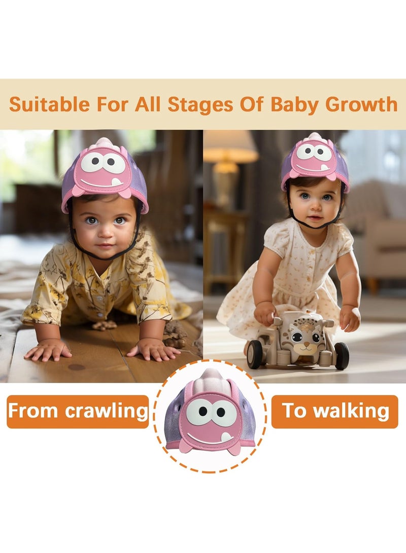 Bukela Baby Helmet for Crawing Walking,Soft Infant Safety Helmet,Baby Helmet 1-2 Years for Anti-Fall Head Protector,Adjustable, Breathable - Image 3