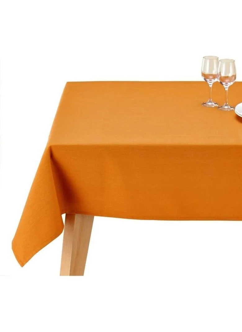 Altın Pamuk Gold Cotton Duck Fabric Tablecloth Stain Resistant Orange Option Advertisement