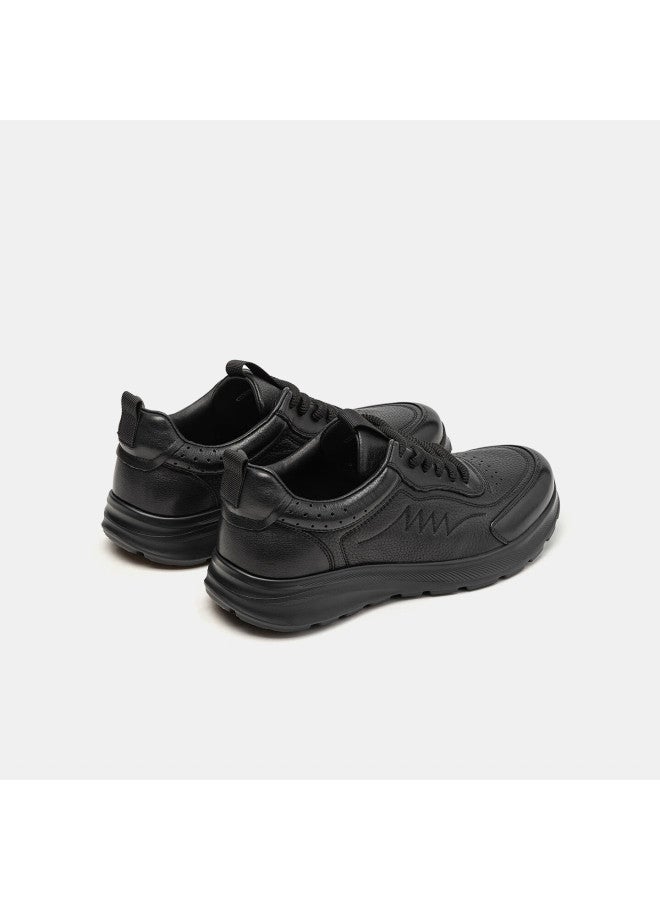 Aokang Autumn New Men's Sports Shoes Comfortable Versatile Commuter Lightweight Soft Sole Casual Shoes Black Size 41 - Image 1