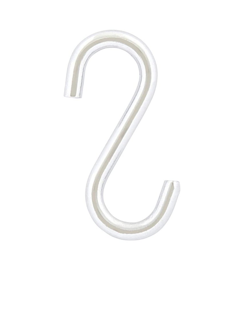 S Hooks Metal Chrome Plated- 1. 1/4 Inches, Silver  - Image 1