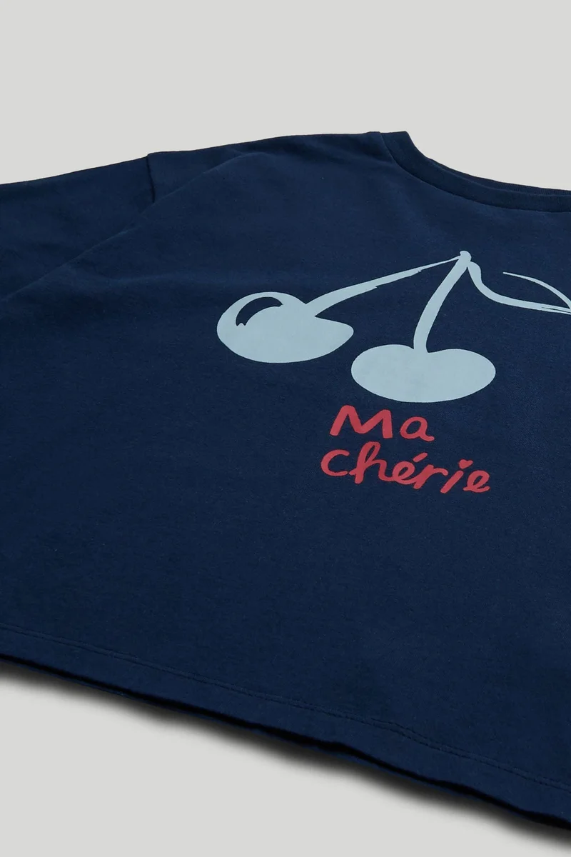 مذركير تيشيرت مون شيري كحلي