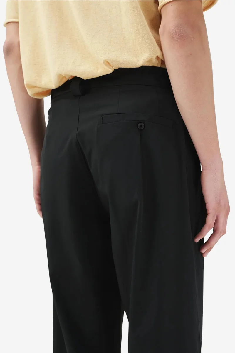 Giesto Black GIESTO Men's Cotton Linen Suit Pants for Men | Best Price UAE