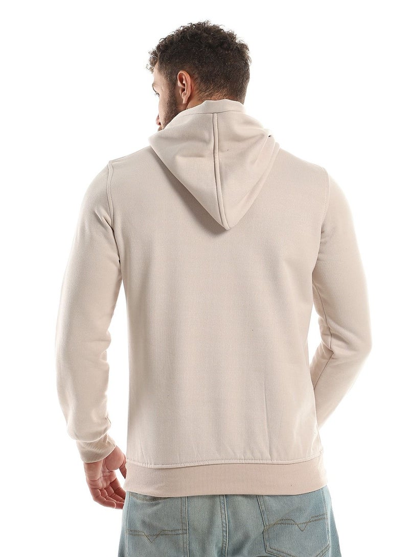 سيزار هودي رجالي سادة مزود بجيوب واكسسوار جلد - Image 4