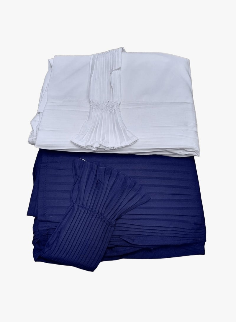 مون 2/شرشف صلاة مرد قطن ناعم ومريح للغاية  يتضمن طرحة ويغطي الجسم بالكامل بمقاس موحد وواسع مناسب لجميع الأجسام - Image 1