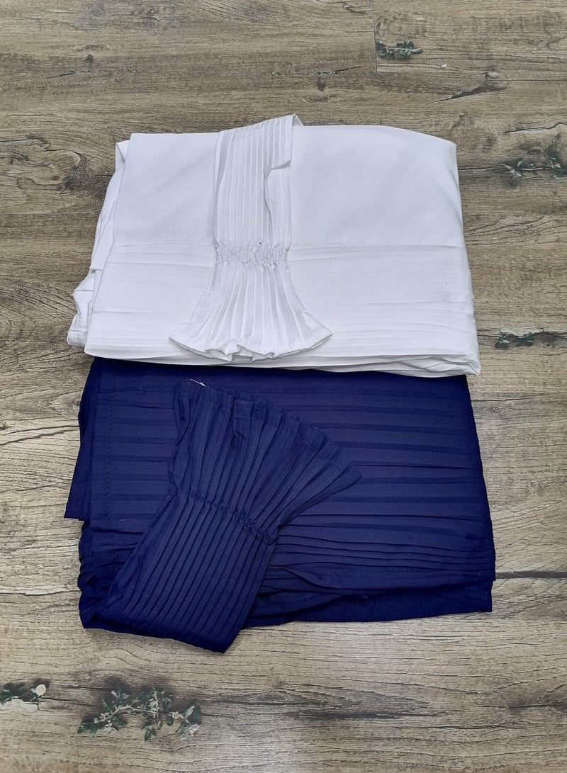 مون 2/شرشف صلاة مرد قطن ناعم ومريح للغاية  يتضمن طرحة ويغطي الجسم بالكامل بمقاس موحد وواسع مناسب لجميع الأجسام - Image 2