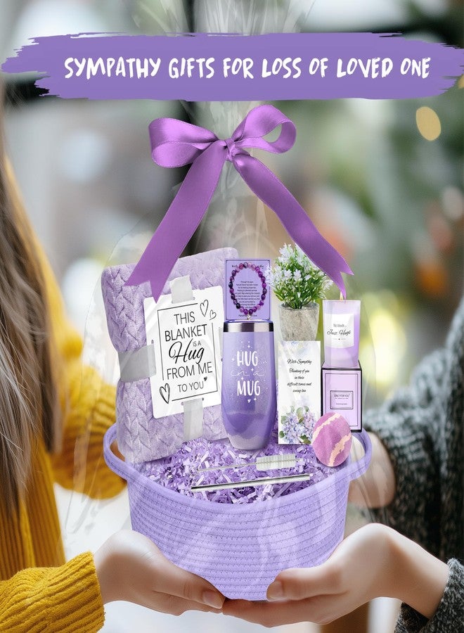 AMIDA Sympathy Gift Baskets Sympathy Gifts for Loss of Loved One Dad Mom Husband Sister Friend Bereavement Gifts Condolences Gift Basket for Loss Grief Gifts Grieving Gifts Sorry for Your Loss Gifts - Image 2