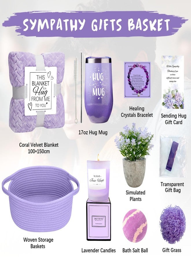 AMIDA Sympathy Gift Baskets Sympathy Gifts for Loss of Loved One Dad Mom Husband Sister Friend Bereavement Gifts Condolences Gift Basket for Loss Grief Gifts Grieving Gifts Sorry for Your Loss Gifts - Image 3