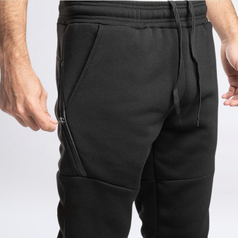 Ultra Performance 3 Pack Fleece Active Tech Joggers for Men, Mens Sweatpants with Zipper Pockets - Image 2