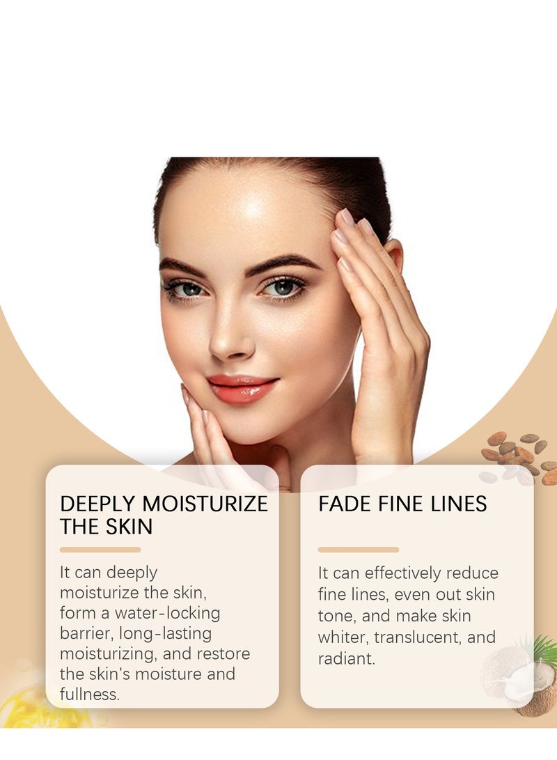 EELHOE Lightening Peel off Mask, Instant Whitening Niacinamide Peel-Off Mask, Lightening Peel off Mask with Chocolate and Niacinamide, Moisturizing 60g - Image 3