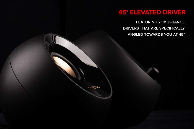 Creative Creative Pebble Plus 2.1 USB-Powered Desktop Speakers with Powerful Down-Firing Subwoofer and Far-Field Drivers, Up to 8W RMS Total Power for Computer PCs and Laptops (Black)  - Image 3
