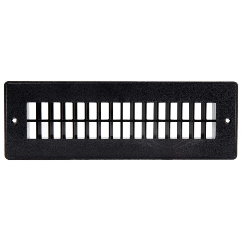 RecPro RV Floor Register | RV Stationary Vent Cover | 2-1/4" x 10-1/8" Insert | Undampered Duct (Black) - Image 3