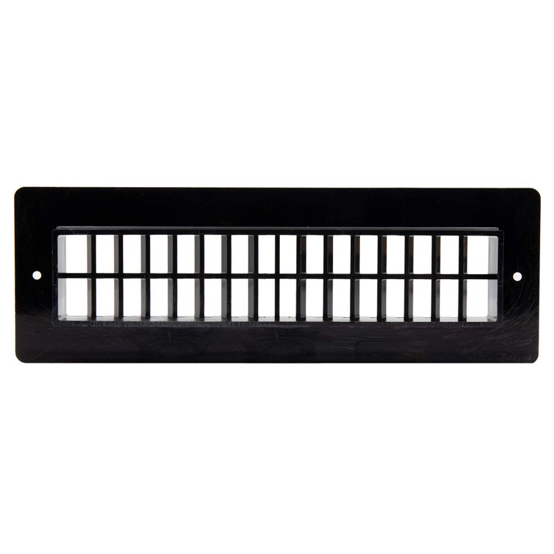 RecPro RV Floor Register | RV Stationary Vent Cover | 2-1/4" x 10-1/8" Insert | Undampered Duct (Black) - Image 4