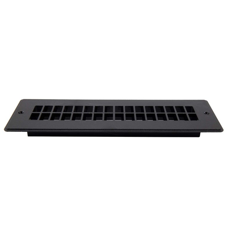 RecPro RV Floor Register | RV Stationary Vent Cover | 2-1/4" x 10-1/8" Insert | Undampered Duct (Black) - Image 2