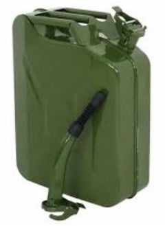 KNP 5-liter gasoline metal jerry can is built for durability and ease of use. Made from high-quality metal, it includes a flexible metal spout for efficient and spill-free pouring.