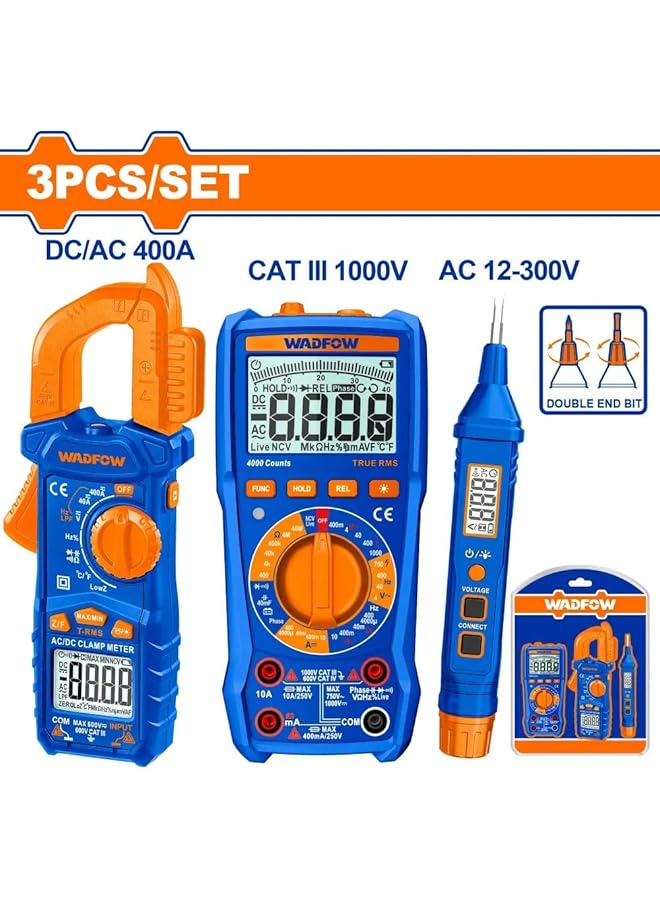 وادفو طقم اختبار كهربائي Wdm94012، 3 قطع - Image 2