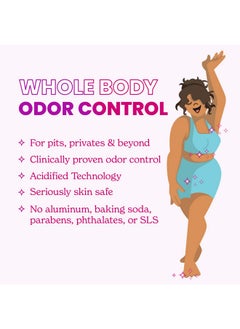 Lume Whole Body Deodorant Starter Pack Smooth Solid Stick Invisible Cream Tube Acidified Body Wash Mini & Deodorant Wipes Aluminum & Baking Soda Free Odor Control Skin Loving (Lavender Sage)  - Image 5