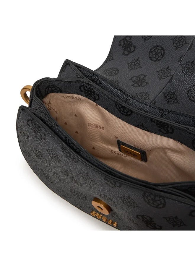 جس حقيبة كتف نسائية من GUESS بسحاب وشعار العلامة التجارية - Image 3