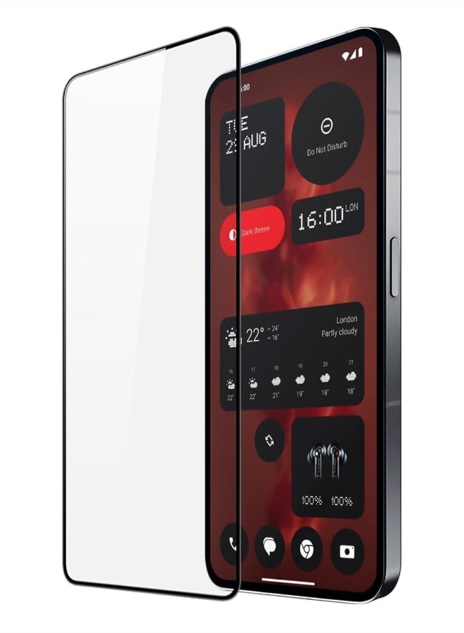 DUSALA Screen Protector for Nothing Phone 3A / Nothing Phone 3A Pro Tempered Glass Screen Protector Anti Fingerprint Scratch Resistance Glass for Nothing 3A Pro / Nothing 3A - Image 1