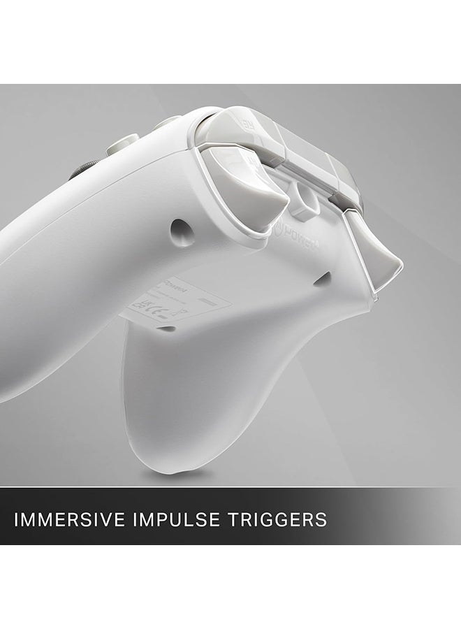 باور أيه وحدة تحكم الألعاب السلكية المعززة من PowerA لجهاز Xbox Series X/S، Xbox One، PC، Windows 10/11، أبيض - Image 4