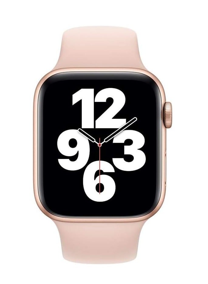 ten.tech Ten Tech Silicone Sport Band for Apple Watch Ultra/Ultra 2 49mm 45mm 44mm 42mm, Waterproof Soft Silicone Sports Band for iWatch Ultra SE 8/7/6/5/4/3/2/1, Light pink - Image 2