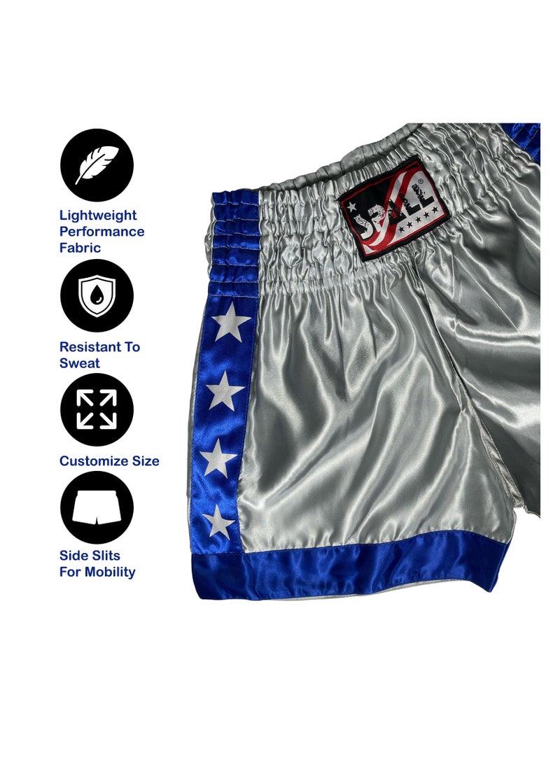 Spall Boxing Shorts For Men Muay Thai Shorts For Kickboxing Wrestling Grappling Fight And Cross Training Martial Arts Training Gym Clothing  - Image 2