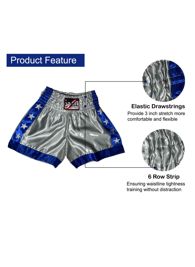 Spall Boxing Shorts For Men Muay Thai Shorts For Kickboxing Wrestling Grappling Fight And Cross Training Martial Arts Training Gym Clothing  - Image 3