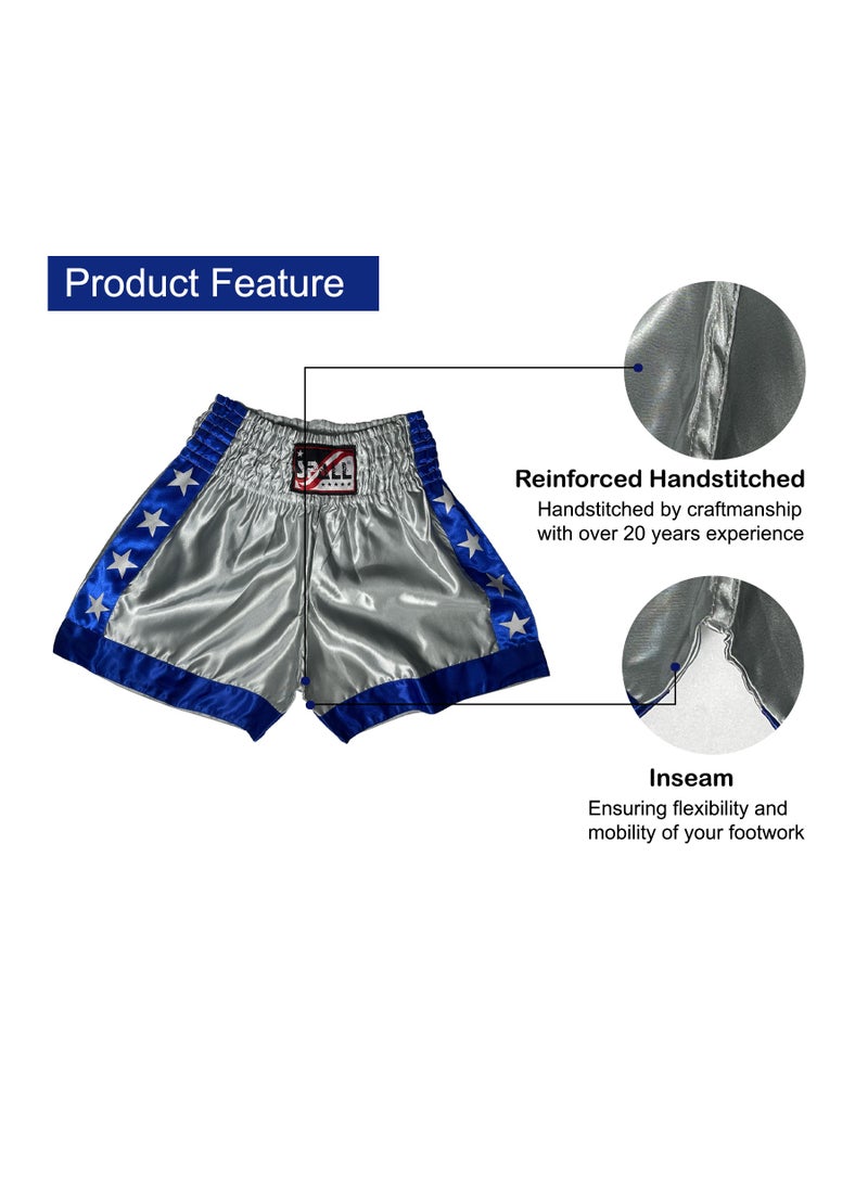 Spall Boxing Shorts For Men Muay Thai Shorts For Kickboxing Wrestling Grappling Fight And Cross Training Martial Arts Training Gym Clothing  - Image 4