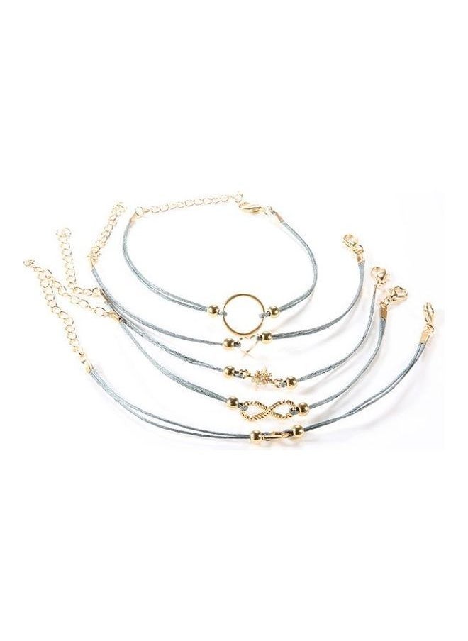 NIBEMINENT - 5-Piece Geometry Star Design Fashion Bracelets Set - Image 1