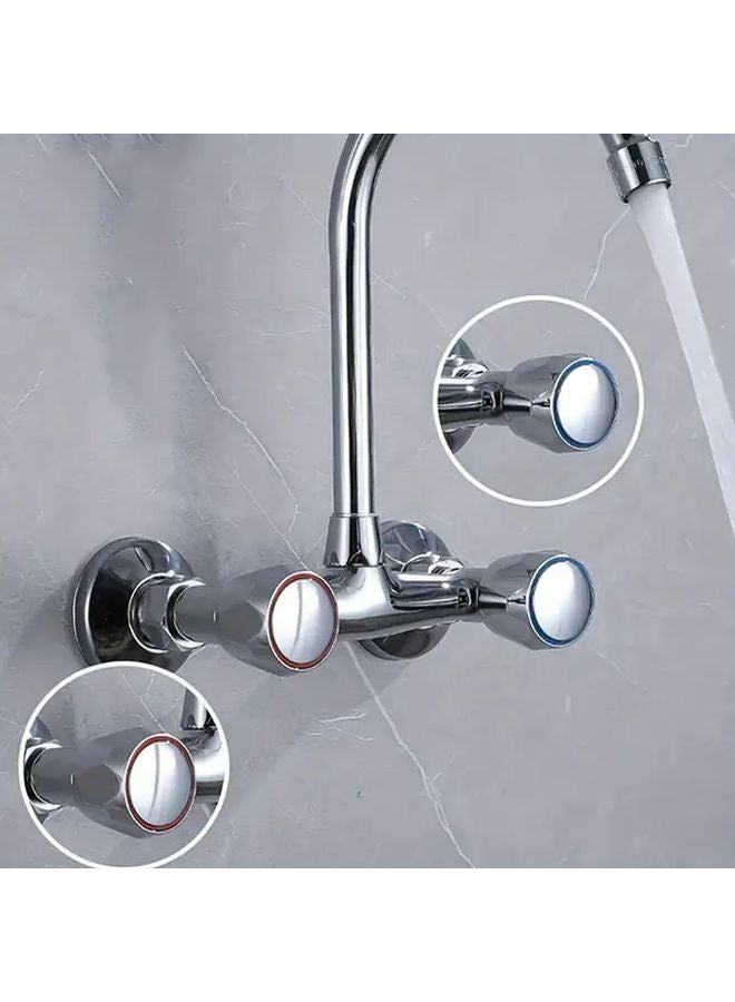 2pcs Hot and Cold Sink Faucet Knobs Replacement Parts for Leaking Aging Taps - Image 2