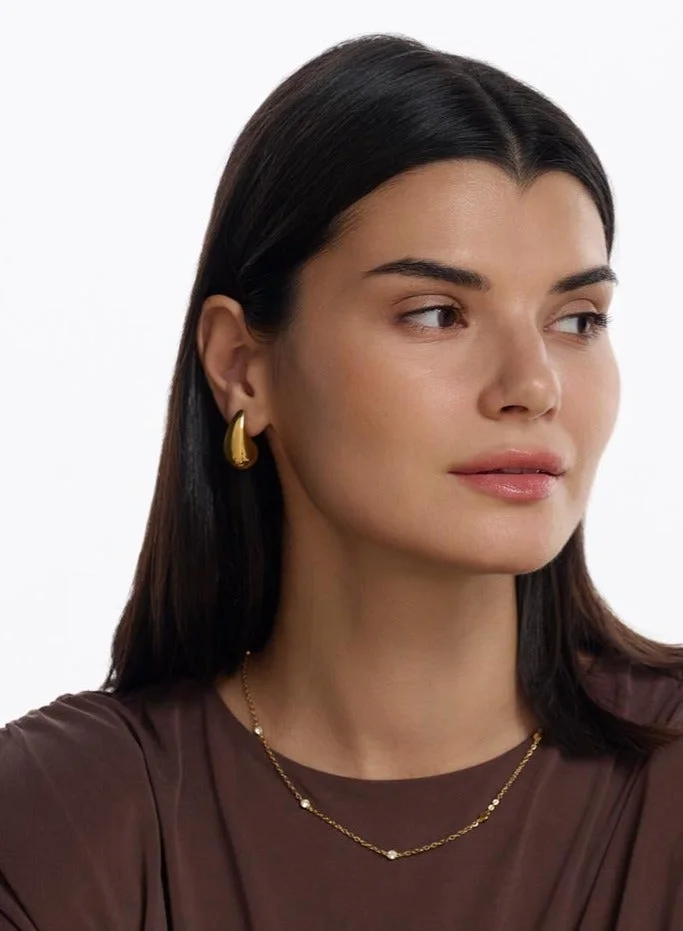 ليو جو Liu Jo Dust Gold Earrings