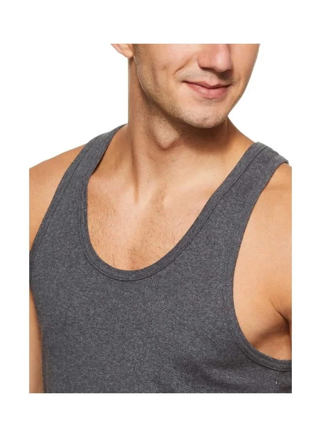 JOCKEY Jockey 9922 Men Super Combed Cotton Rib Round Neck Racerback Styled Gym Vest