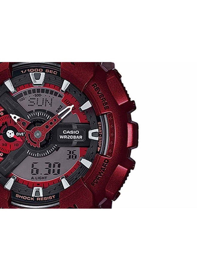 Resin Chronograph Watch GA-110NM-4ADR