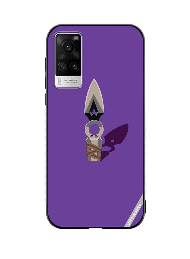 VR CREATIVE Protective Case Cover For Vivo X60 Pro Jett Knife Valorant Design Multicolour - Image 1