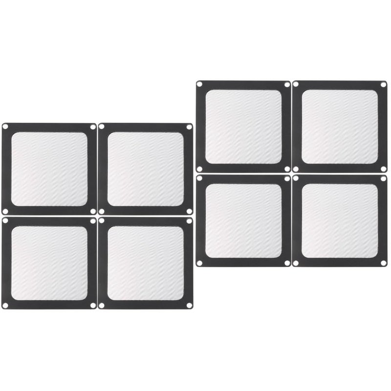 2 Pack Black 9x9cm Computer Fan Dustproof Mesh Cover Reduces Noise Protects Components - Image 2