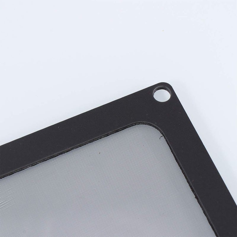 2 Pack Black 9x9cm Computer Fan Dustproof Mesh Cover Reduces Noise Protects Components - Image 3