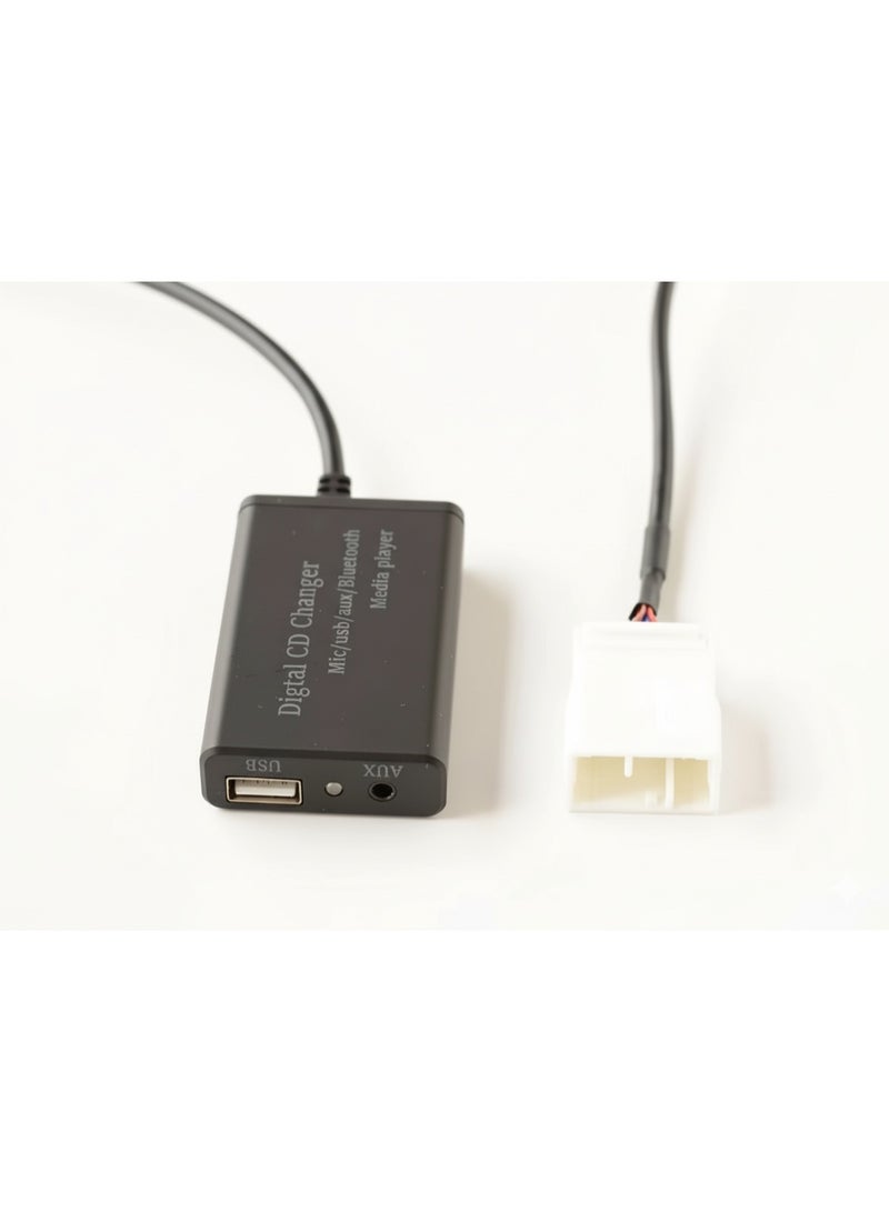 Vierex Honda Goldwing Digital CD Changer Bluetooth USB AUX Audio Adapter Compatible with GL1800  | Wireless Music Streaming, Plug & Play Motorcycle Audio Upgrade - Image 1