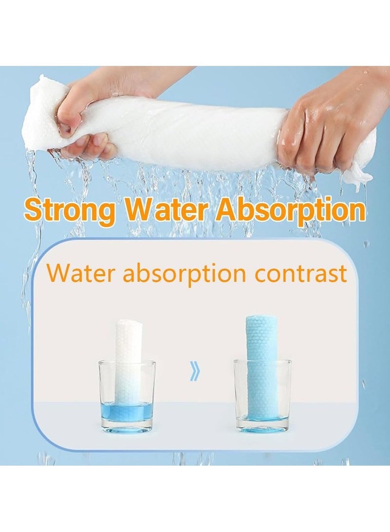 8 PCS Travel Disposable Towels Set,Portable Thicken Bath Towels Individual Packing Soft Cotton Hair Drying Towels Comfortable,Large Strong Absorption Clean Towels for Bath Hotel Spa Camping