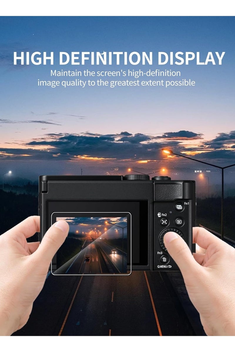 general 2 screen protectors for Panasonic Lumia DC-TZ99, 9H tempered glass compatible with Panasonic Lumia DC-TZ99 - durable, scratch-resistant, fingerprint-proof - Image 5