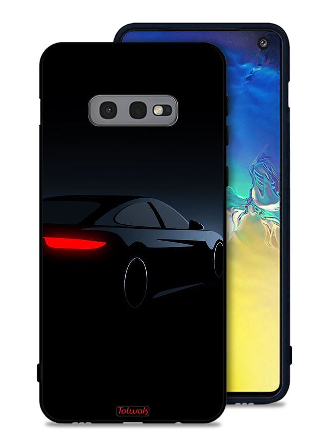 Tolwak Samsung Galaxy S10e Protective Case Cover Dark Car - Image 1