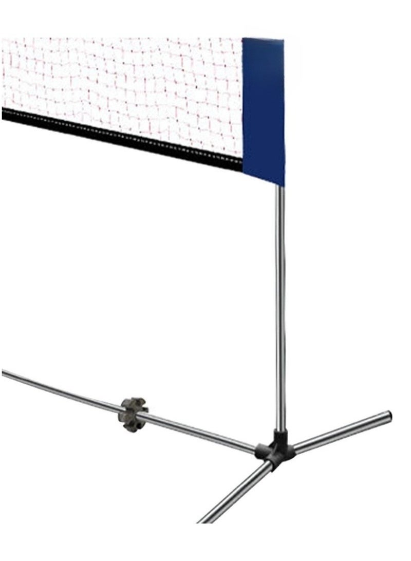 XiuWoo Badminton Net Set Include Net Stand Carry Bag Tennis Net Set Volleyball Net Backyard Heavy Duty Badminton Net Height Adjustable for Adult Court - Image 3