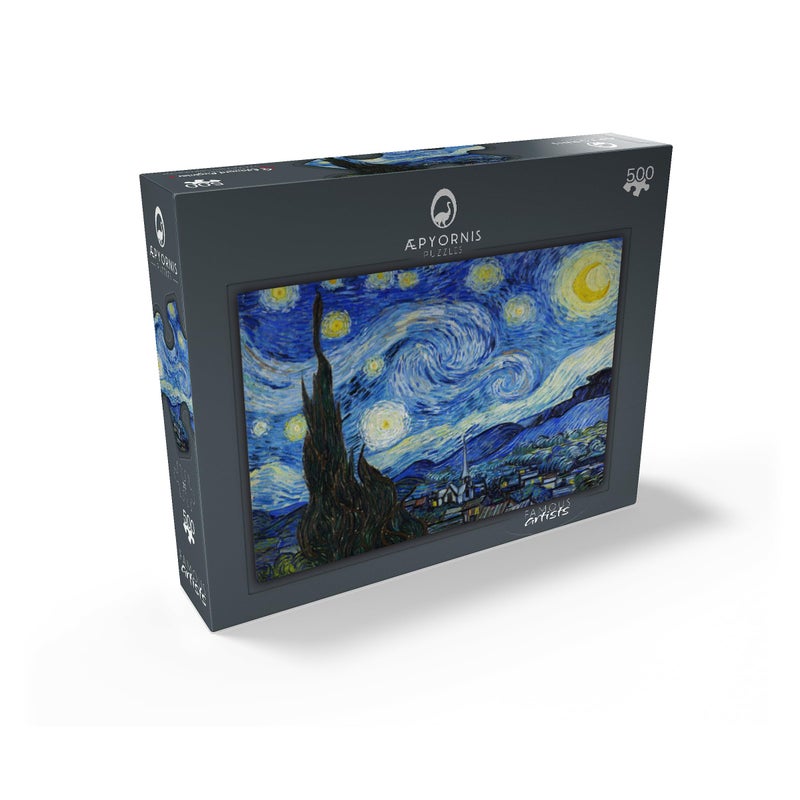 MyPuzzle.com MyPuzzle The Starry Night 1889 by Vincent Van Gogh - Premium 500 Piece Jigsaw Puzzle for Adults - Image 2