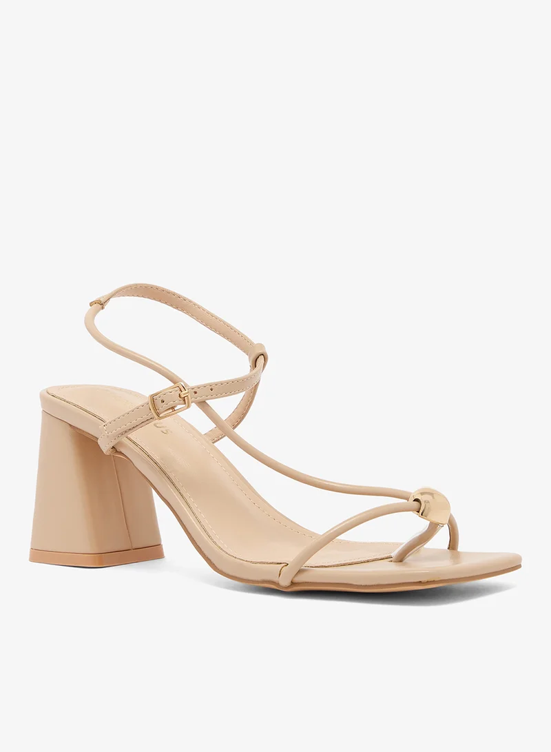 GLAMOROUS Block Heeled Sandals