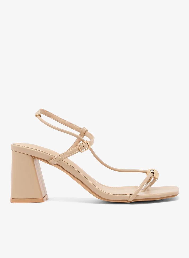 GLAMOROUS Block Heeled Sandals