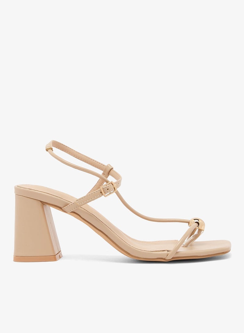 GLAMOROUS Block Heeled Sandals - Image 2