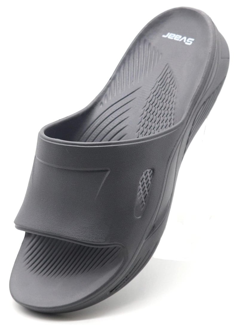 SVAAR صنادل سفار للرجال مريحة للاستخدام الداخلي والخارجي، صنادل سهلة الارتداء - Image 1