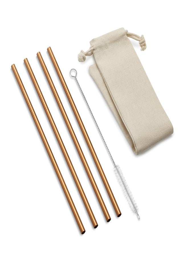 Outset Copper Straight Reusable Straws, 1 x 3.5 x 8.5 inches - Image 1