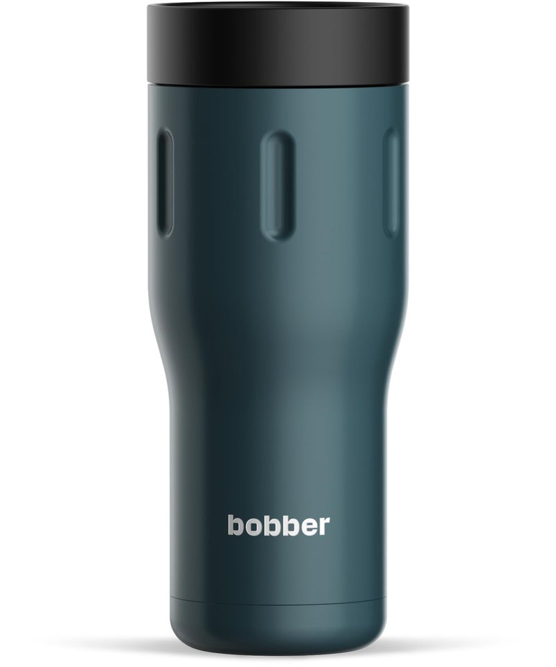 BOBBER 16 oz Stainless Steel Coffee Travel Mug â€“ Leak-Proof, Spill Proof, Vacuum Insulated Coffee Tumbler for Car, Men â€“ Dishwasher Safe Mug, Fits Car Cup Holder, Keeps Hot for 8 Hours (Teal) - Image 1